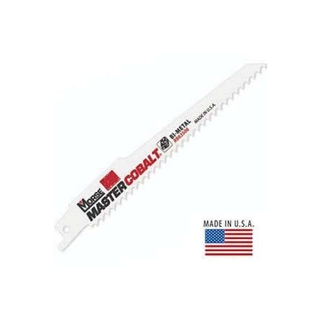 Morse Reciprocating Saw Blade, Master Cobalt, 9 in, 6 TPI, Bi-Metal RB93506T05